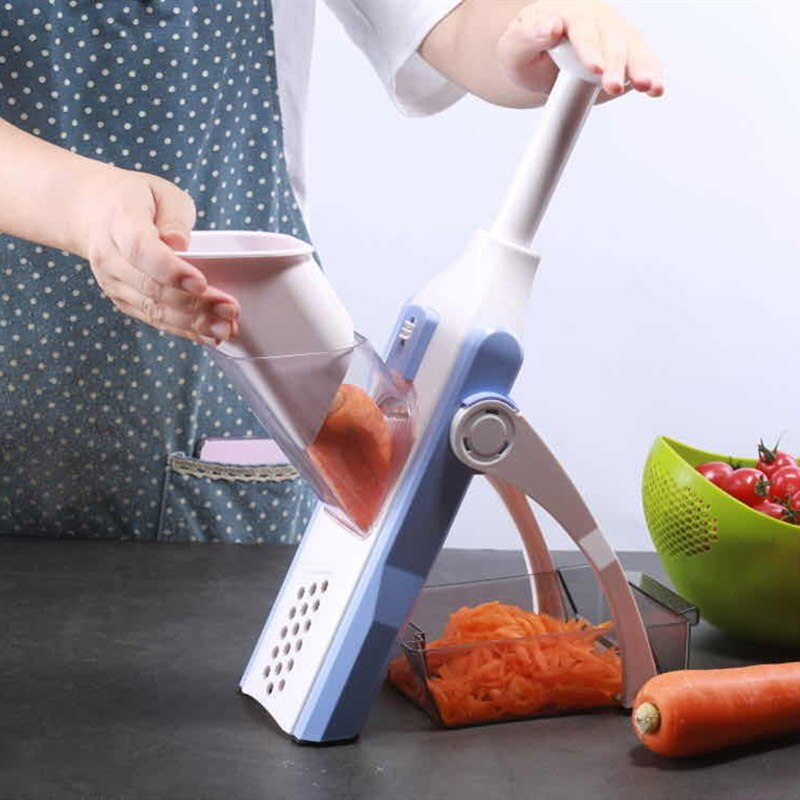 Multifunctionele 5 in- in-1 versnipperaar groentesnijder artefact rasp fruit aardappelschiller keukenaccessoires handmatige snijmachines