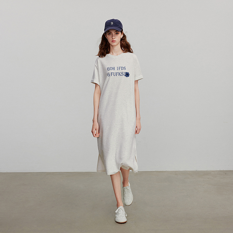 TOYOUTH Women Dress Summer Short Sleeve Casual Dress 8529076