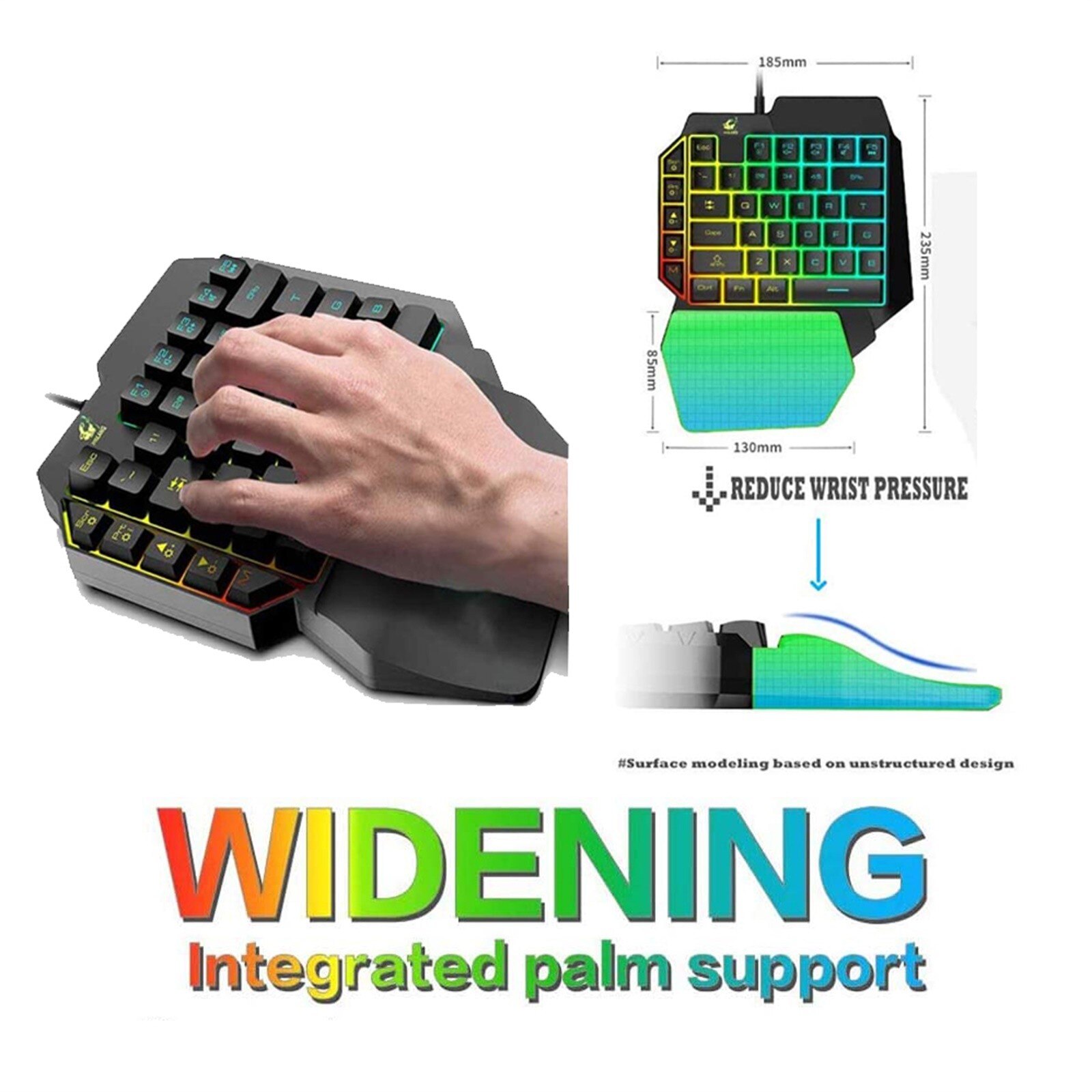 Gaming Keyboard Mouse Gamer Set 3200DPI RGB Backlit Computer Mouse Ergonomics Keyboard Gaming Mouse For PC Laptop Games In stock