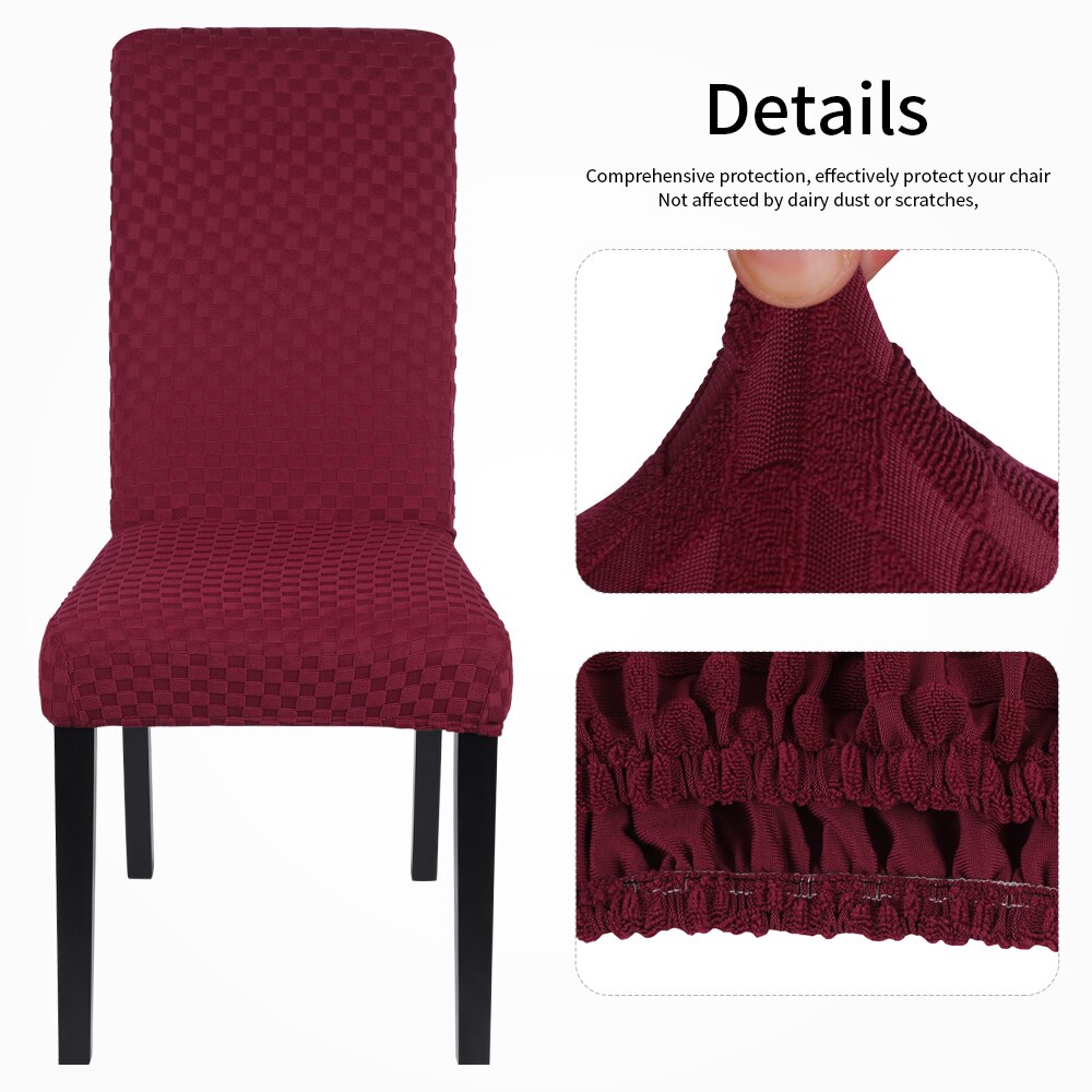 Solid Color Chair Covers Thick Anti-dirty Removabl... – Vicedeal