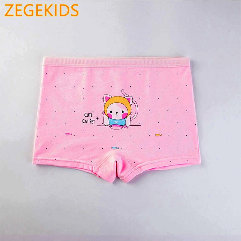 5Pcs/Lot Girls Underwear Child Underpanti Panties For Kids Cotton Children's Briefs Cartoon Short Panti