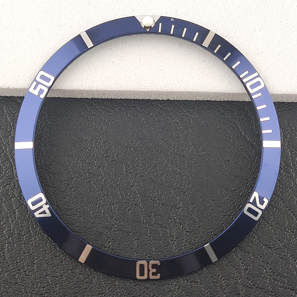 36.5Mm Vintage Horloge Bezel Aluminium Bezel Herenhorloge Accessoires Horloge Reparatie Accessoires 36.5*30.75Mm: Bruin