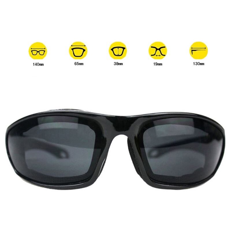 Gafas protectoras para moto de conducción, gafas para moto, gafas de sol a prueba de viento para montar en motocicleta, gafas universales para ciclismo al aire libre C45