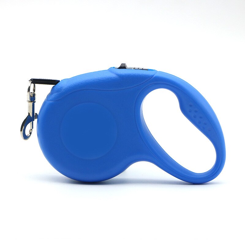 Correa retráctil para perro de 3M/5M, correa de tracción de nailon para perros y gatos, correa extensible de plomo para caminar para mascotas, suministros para mascotas: Blue / 3M