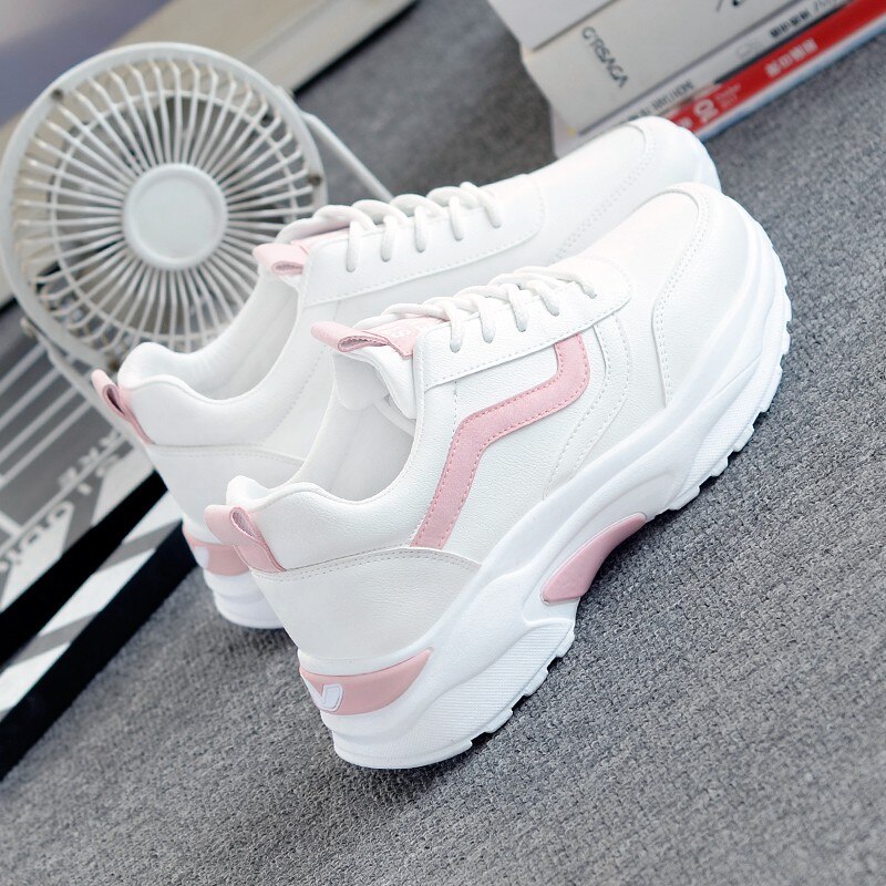 Chaussures de sport respirantes pour femmes, baskets de Tennis décontractées, de marche, de course en maille, à plateforme, 2024