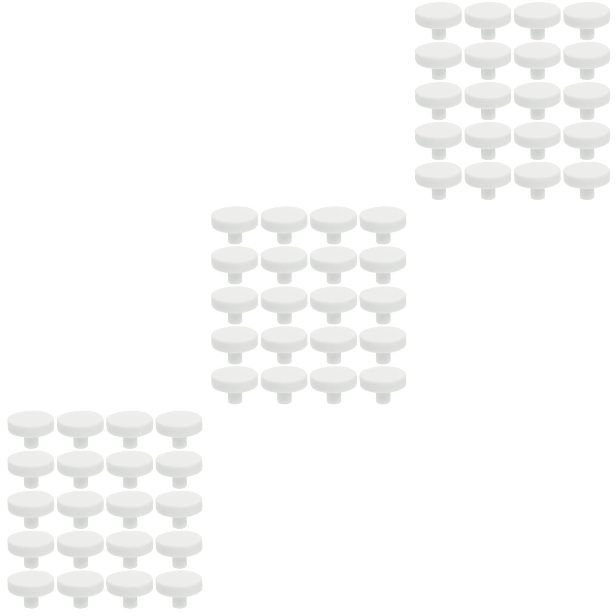 Koraal Fragment Plug Fish Tank Koraalbasis T-Vormige Koraal Ondersteuning Koraal Fragment Pluggen Aquarium Plant Decoraties (Wit)