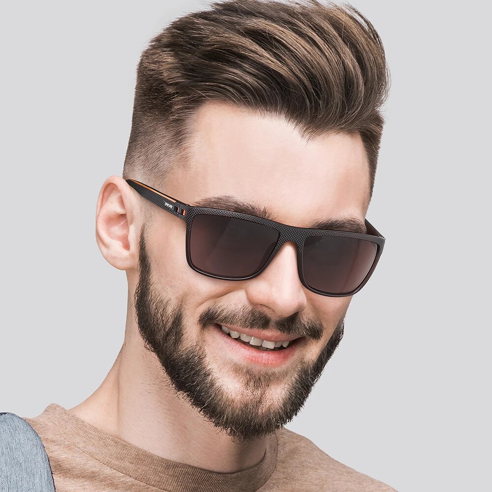 BARCUR-gafas de sol polarizadas TR90 para hombre y mujer, lentes deportivas ligeras, accesorio de protección UVAB