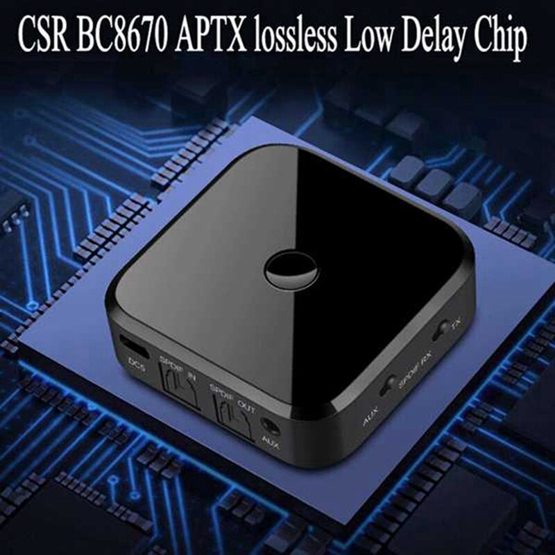 HIFI adapter bezprzewodowy odbiornik Bluetooth nadajnika audio 3.5mm Spdif optyczne włókna dla smartfonów PC TV słuchawki