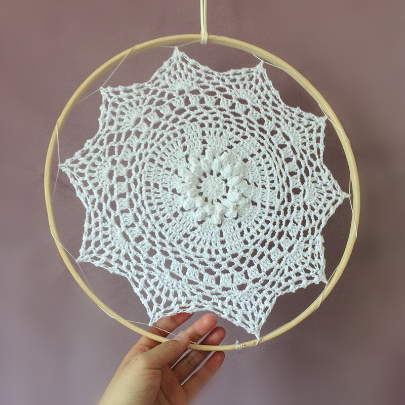 12 " grote dromenvanger handgemaakte wandhanger banboo ring dromenvangers huisdecoratie wanddecoratie wandtapijt