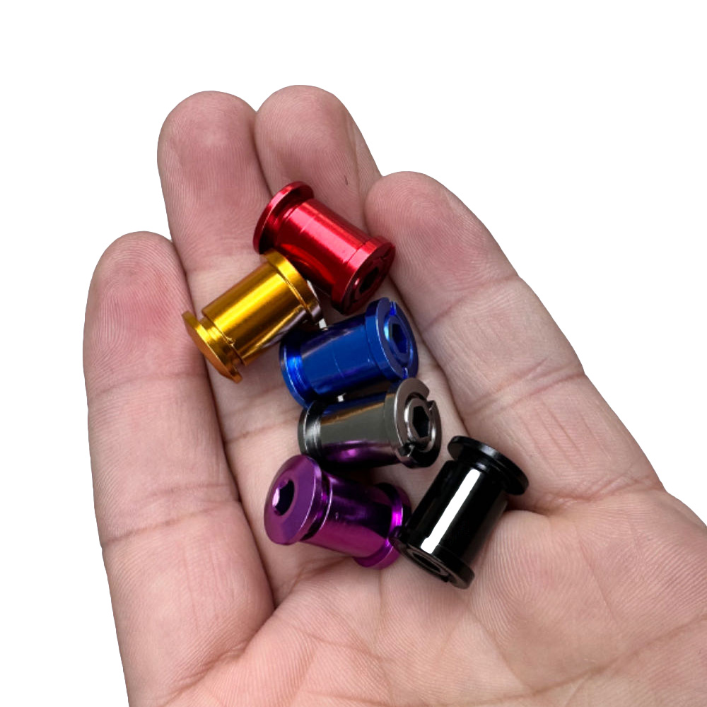 Perno de cadena de monoplato de bicicleta, tornillo de placa de manivela de bicicleta, juego de bielas individual, doble, Triple, anillo de perno de rueda de cadena, pieza de accesorio de MTB,bielas biplato,110 130 bcd
