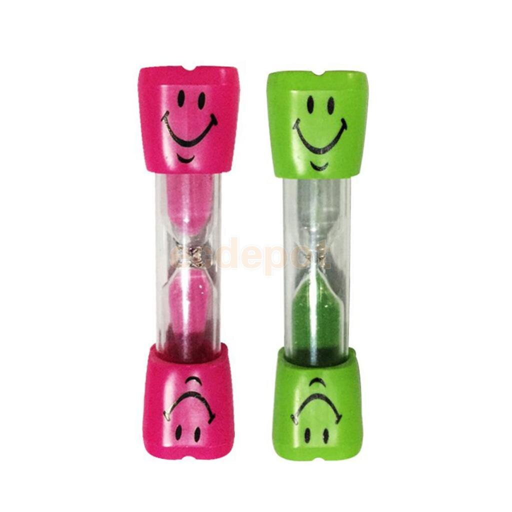 2Pcs 3 Min Zandloper Zand Timer Voor Keuken School Uur Zandloper