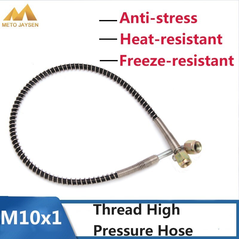 Brand 50CM High Pressure Hose for Air Refilling Nylon Hose 300Bar 4500Psi M10x1 Female Thread on Both Ends