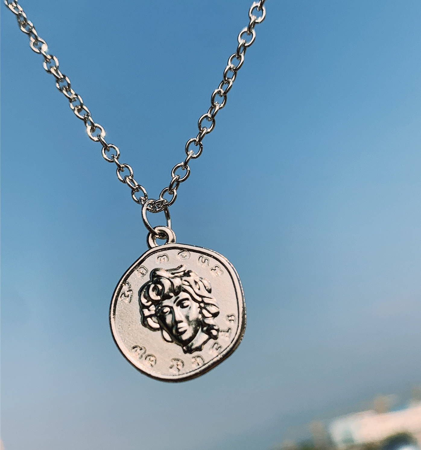 Collar de diosa griega para mujer, gargantilla con cadena de clavícula, joyería para mujer, , gratis