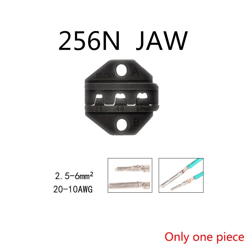 Crimping pliers jaws HS-03BC / 30J / 40J / 10A / 10WF / 35WF / 103 / 256N / 06WF2C / 05H for Crimping Terminals: 256N
