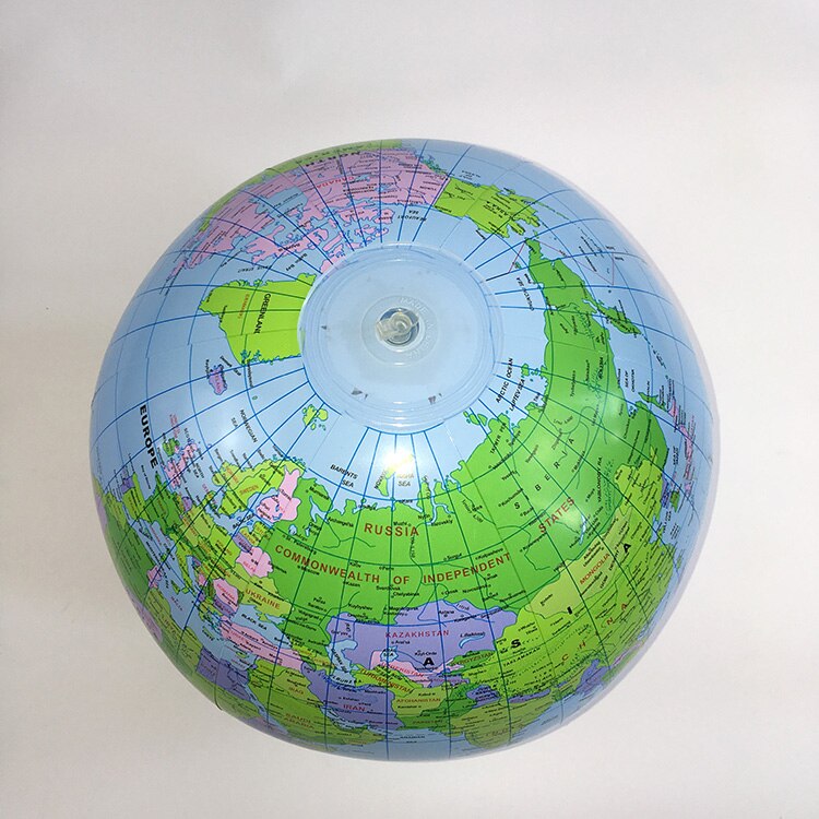 Oppustelig verden globus undervisningsmidler uddannelse geografi legetøj kort ballon strandbold børn familie uddannelsesroman 40cm