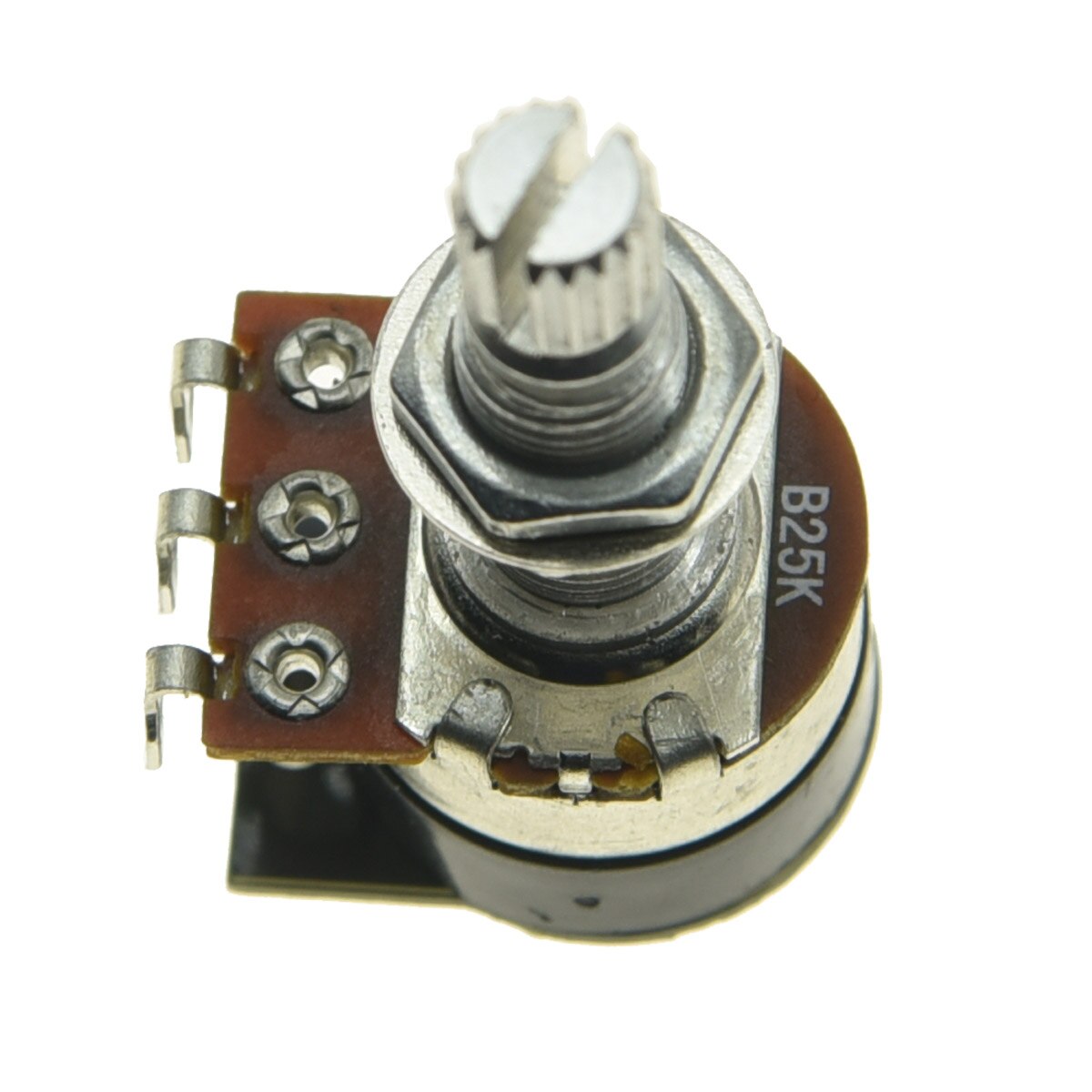 Shadow Kill Pot Guitar Bass Potentiometer w/ Push Switch to Kill the Sound Audio/Linear Taper A25K/A250K/A500K/B25K/B250K/B500K: B25K