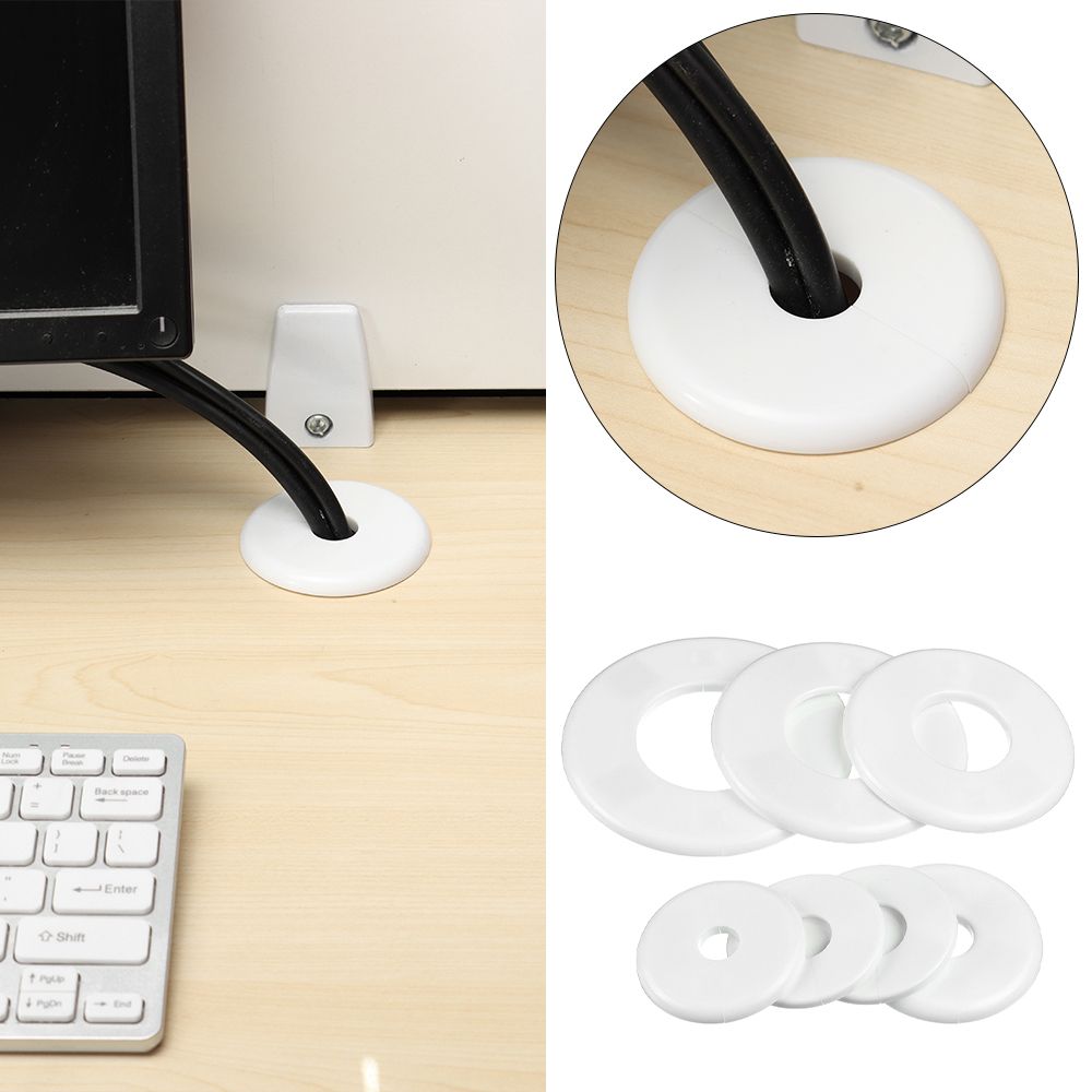 Wall Wire Hole Cover Reserved Drill Hole Panel Decor Cabinet Office Desk Hole Cap Dust Pipe Plug Hardware Decorative Cover