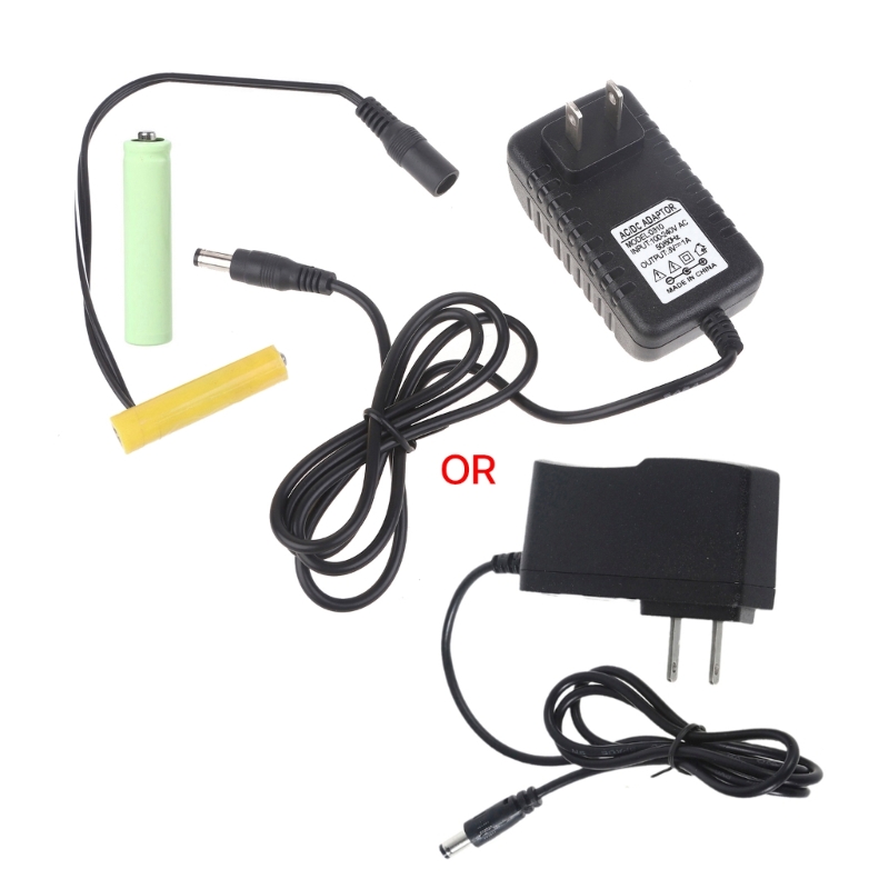Batterie-Eliminatoren ersetzen 2 AAA-Batterien, Netzteil-Adapter für LED-Gebühr