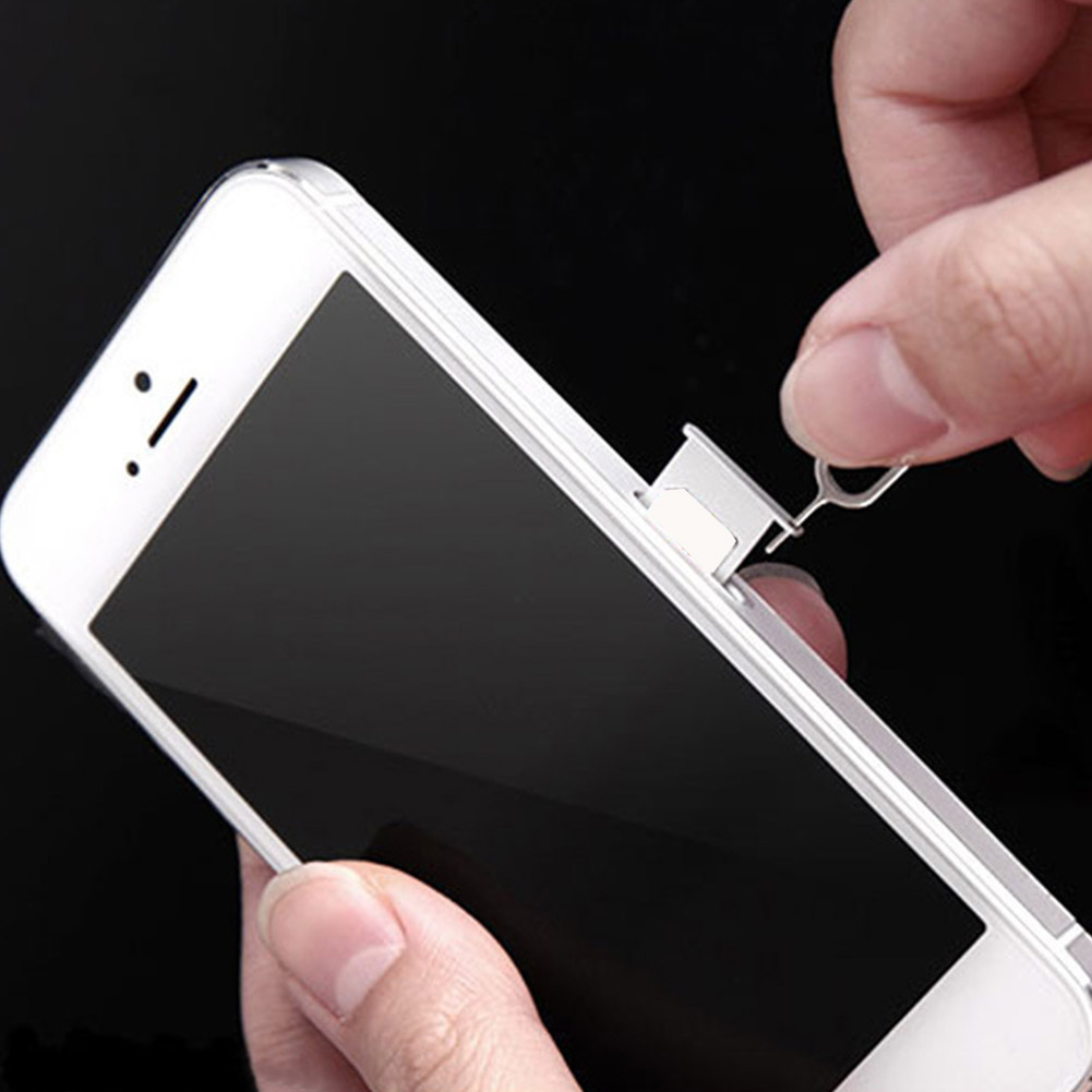 10 stk. sim-kort skub ud nøgleværktøj nål sim-kortholder holder skub ud til iphone 7 6 5 til xiaomi 3 #25