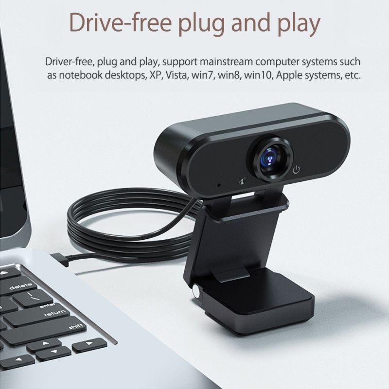 1080P HD Webcam Web Camera Built-in Microphone Auto Focus 90 ° Angle Of View Webcam Full Hd 1080p Camara Web Para Pc