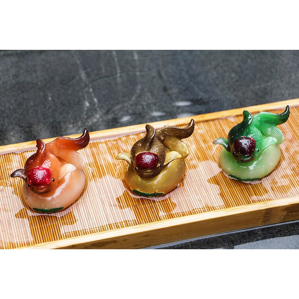 Resin Discoloration Tea Cute Pet Animals Chinese Tea Ceremony Accs