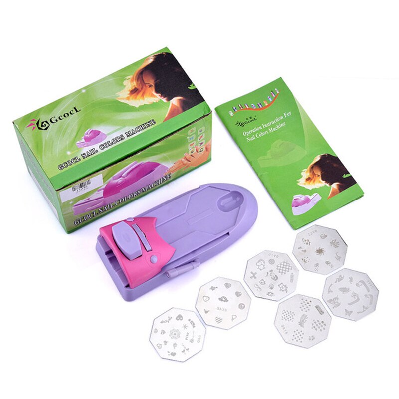 DIY Nail Art Machine Printer Pattern Manicure Machine Stamper Stamp Manicure Tool Set