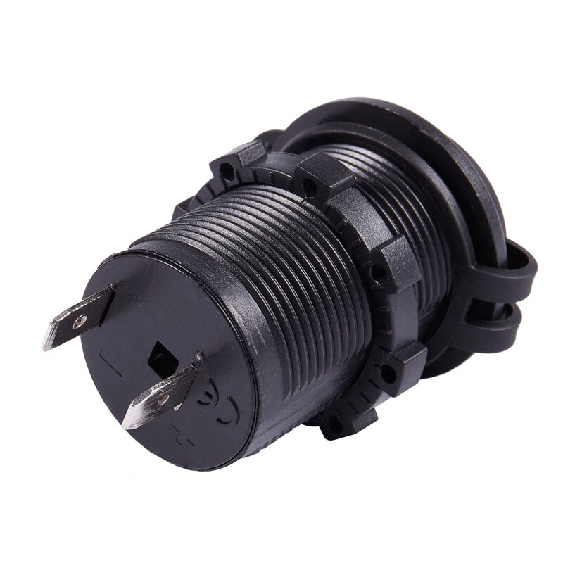 12V/24V Car Boat 2.4A USB Charger Port Socket With Switch