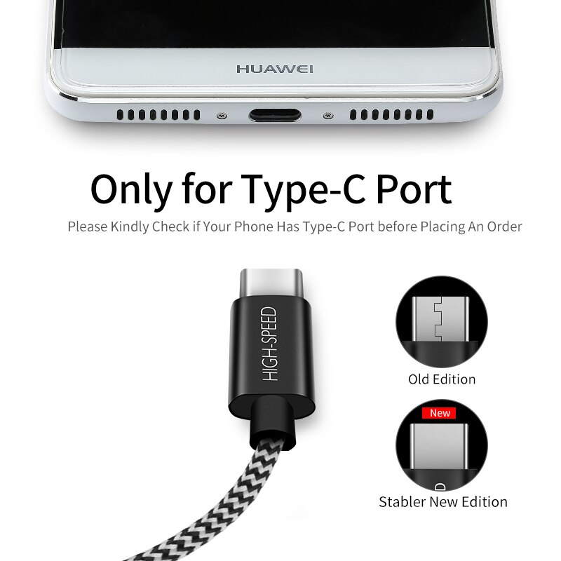 5v 2.4a tipo-c cabo de carregamento rápido para samsung galaxy a31 a41 m21 m31 a71 a51 m30s m31s a21s m51 cabo trançado de náilon linha de dados