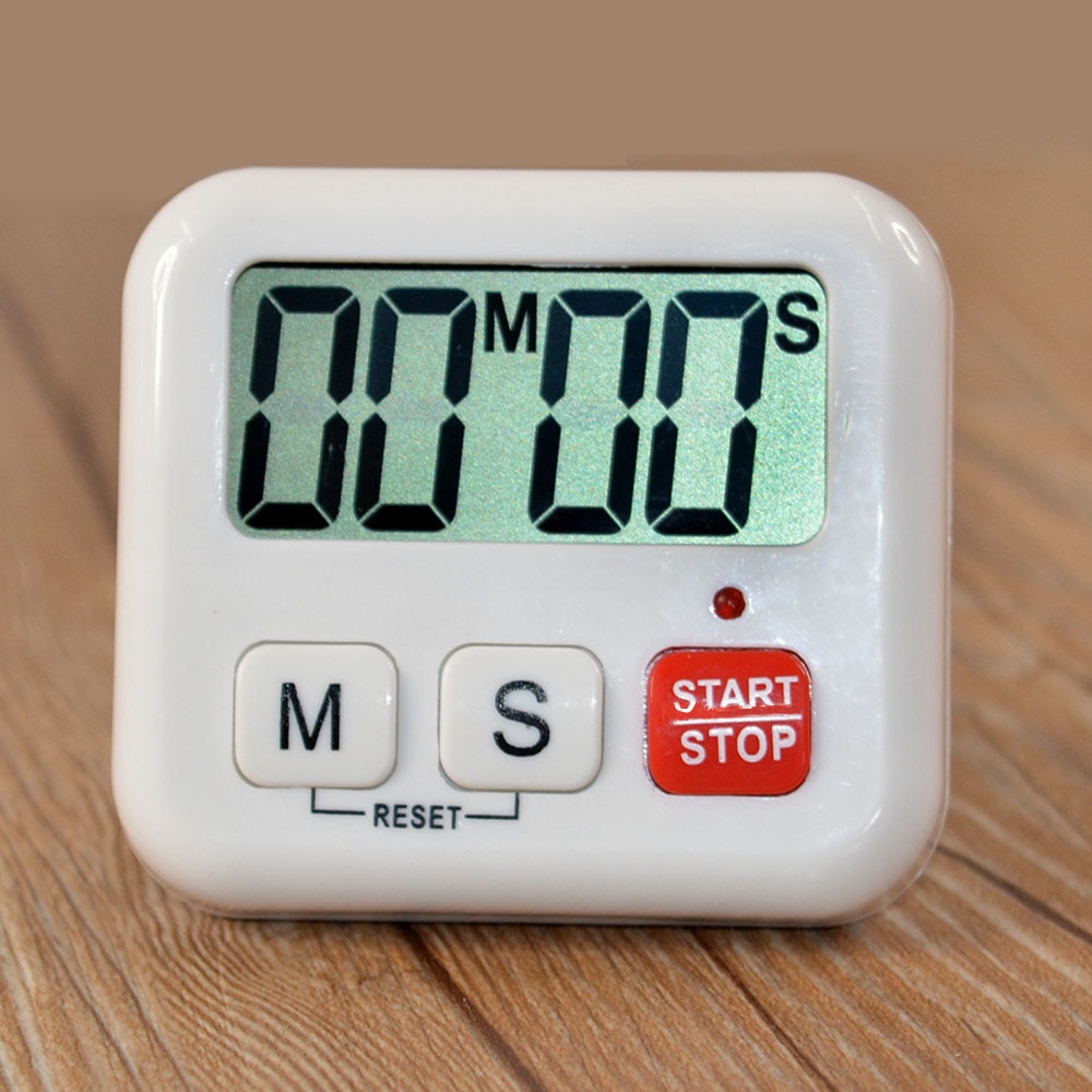 Digital LCD Magnetic Kitchen Training Sports Timer Counter Countdown Up 99 Minutes Kitchen Alarm Clock Sports Timers
