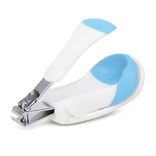 Elderly Children Pocket Finger Toe Nail Clipper Cutter with Magnifying Glass Trimmer Manicure Pedicure Care Scissors Tools: Pink