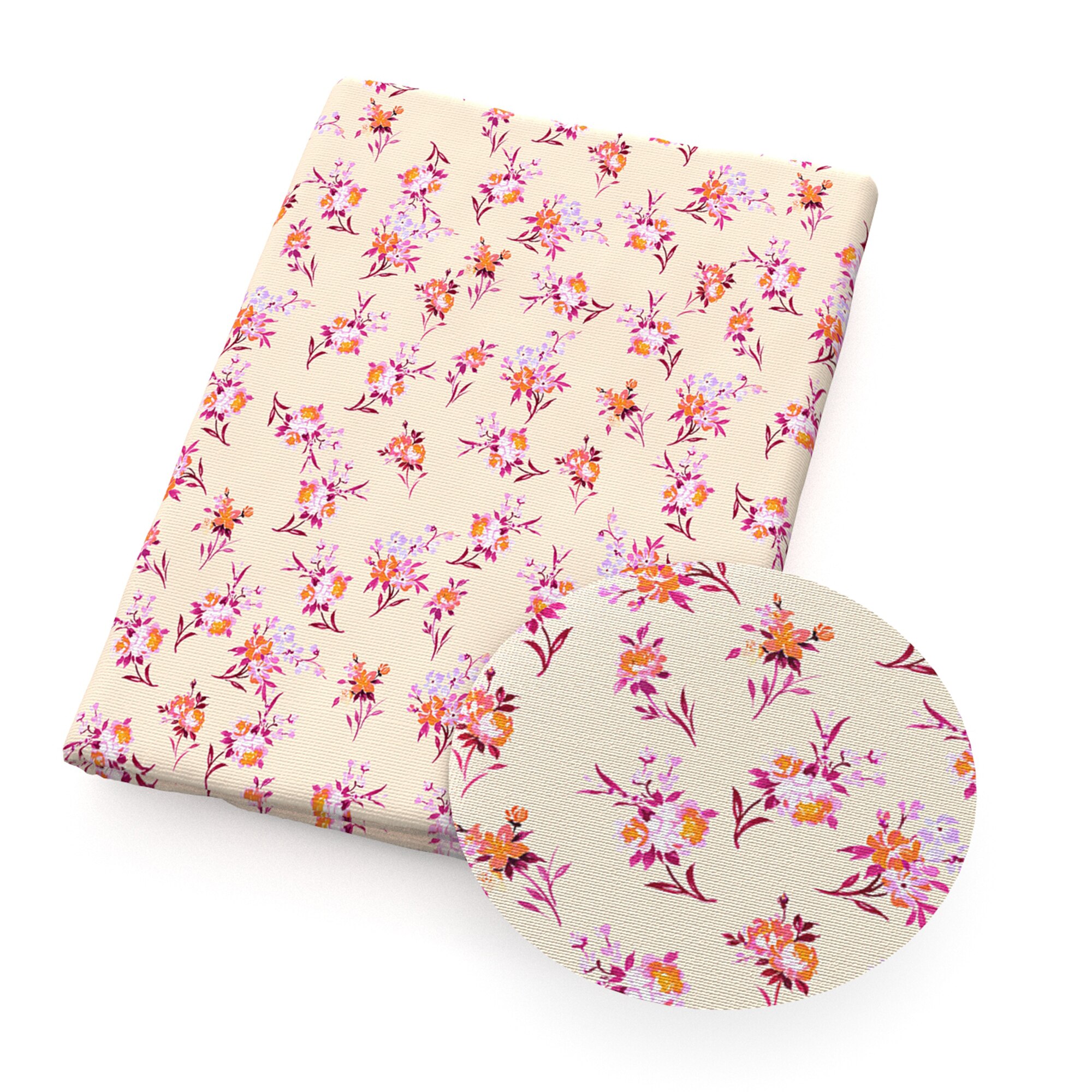 50*145cm Pink Series Spring Flower Polyester Cotton Fabric for Tissue Kids HomeTextile Doll Clothes Wedding Dress,1Yc14553: 1123684