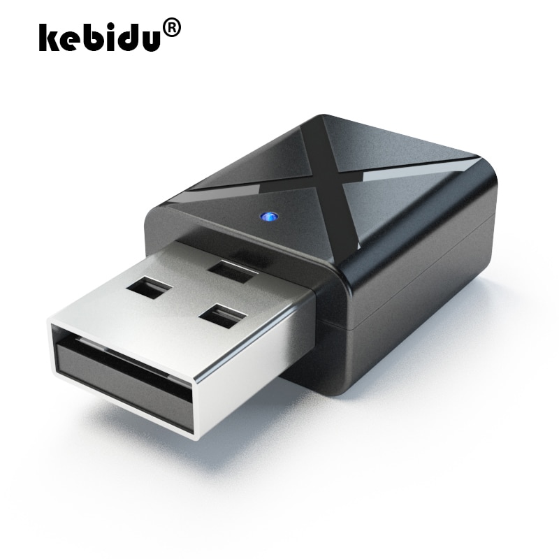 Kebidu Auto Bluetooth Zender Ontvanger V5.0 3.5 Mm Aux Stereo Draadloze Bluetooth Adapter Bluetooth Zender Voor Tv