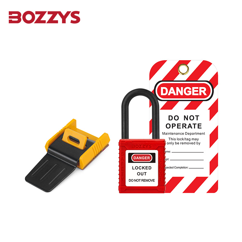 Bozzys Elektrische Handgreep Gaten Lockout Tagout Apparaten Voor Laagspanningslade Kast Deuren Lock-Out D81-3: Frosted