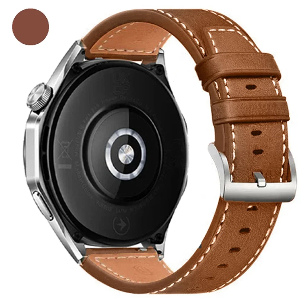 20 mm 22 mm lederen horlogeband voor TicWatch Pro 3 Ultra E3 E2 S2 Pro X GTW smartwatch band armband dames heren horloges Correa: Red black / 12mm