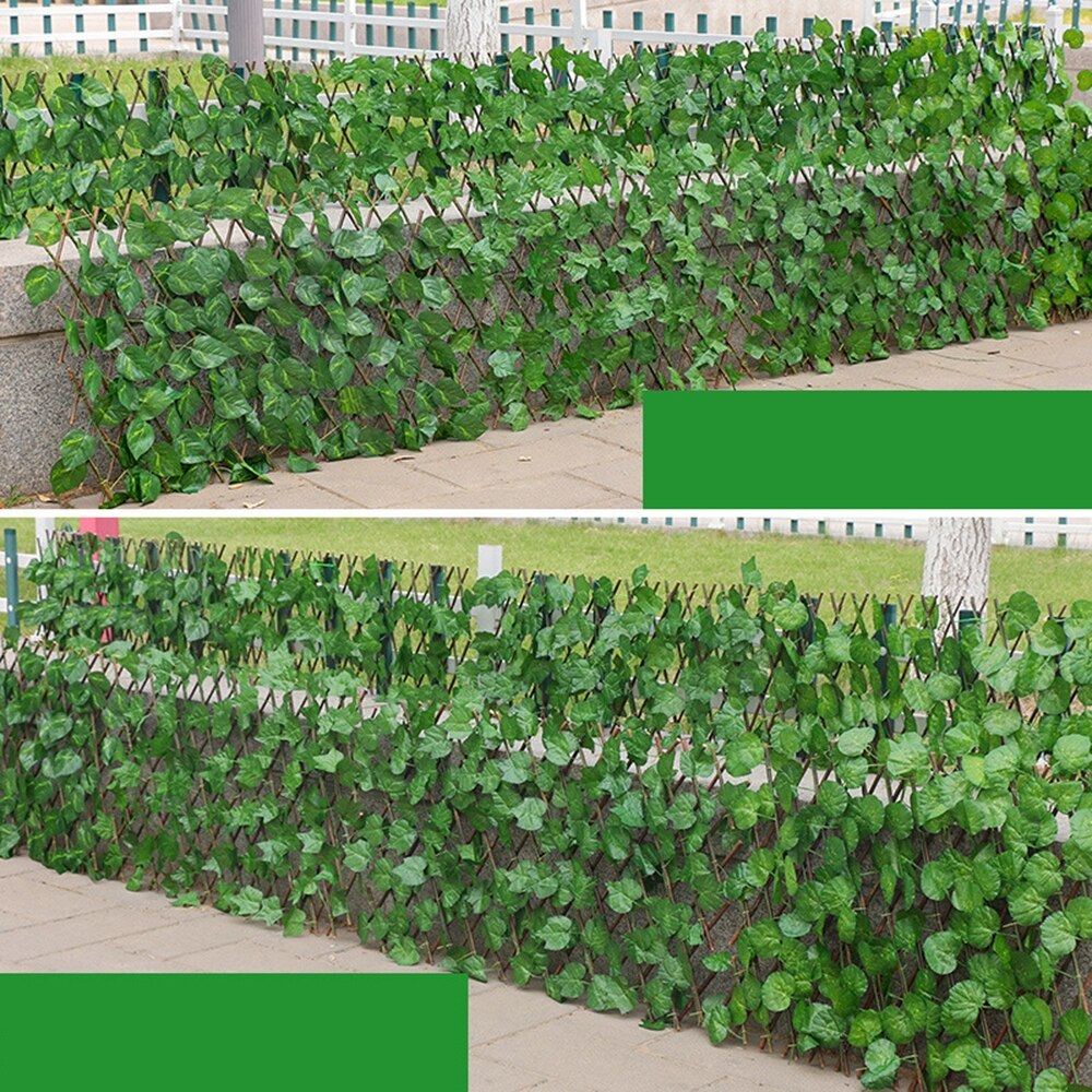 Retractable Fence UV-proof Garden Yard Screening Wall Artificial Hedge