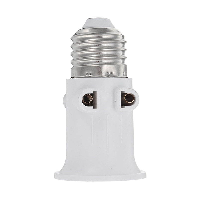 Ac100-240v 4a e27 abs eu led pære adapter belysning holder base stik stik tilbehør skrue lys fatning konvertering til lampe