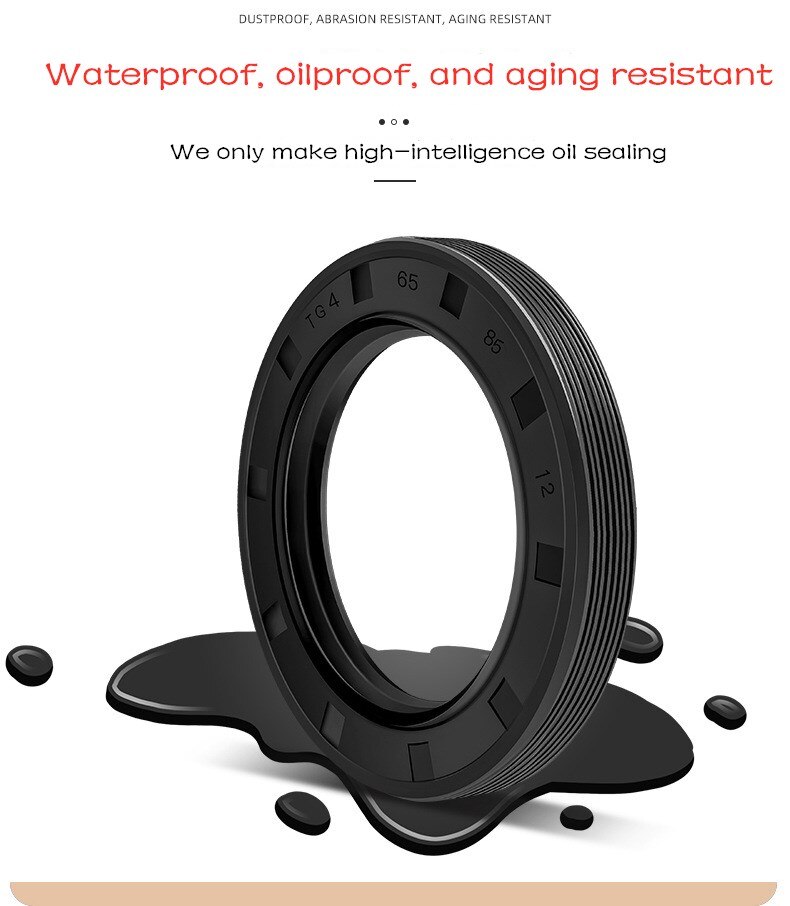 Nbr Keerring Siliconen Pakking Voor Pakkingen 17*27*7/8/10*28*7*30/5/7/8/10 Nitril Overdekte Dubbele Lip Met Rubber Pakkingen