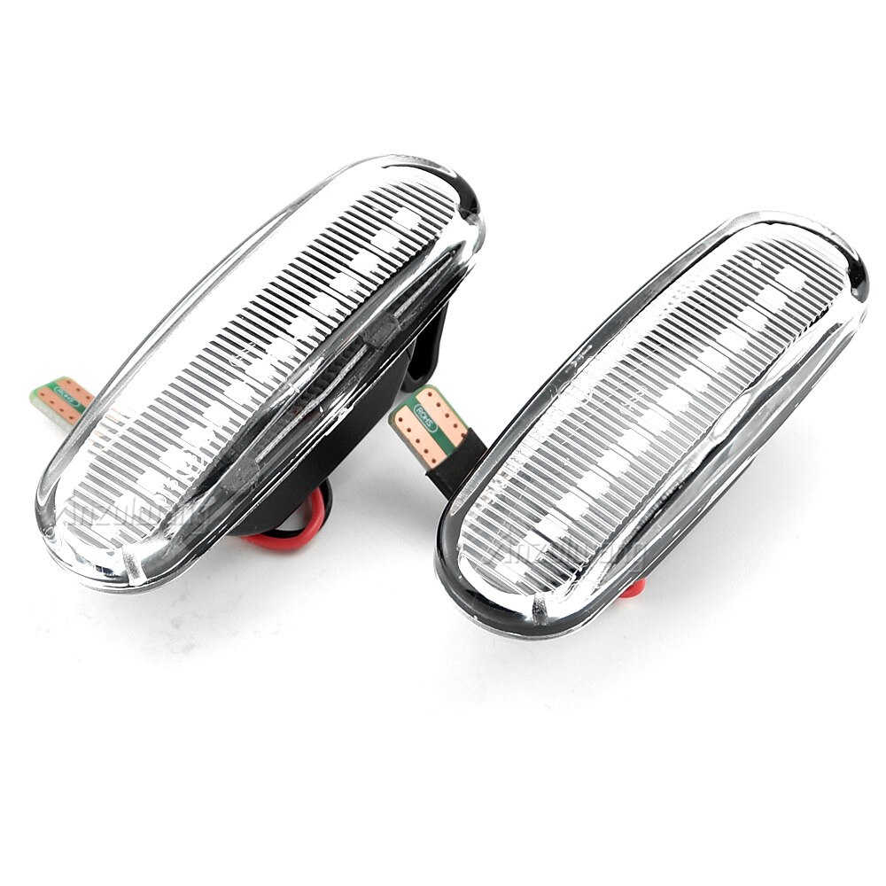 2Pcs Voor Fiat Panda 169 Grande Punto Inkl. Evo Doblo Fiorino Linea Idee Dynamische Led Side Marker Light Repeater Lamp