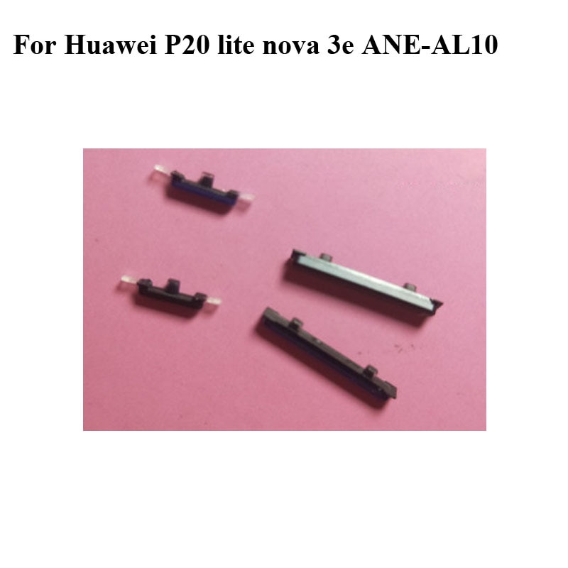 Nero Blu Pulsante Laterale per Huawei P p20 20 lite lite nova 3e ANE-AL10 potenza in poi spento pulsante + Tasto volume bottoni Lato Bottoni impostato