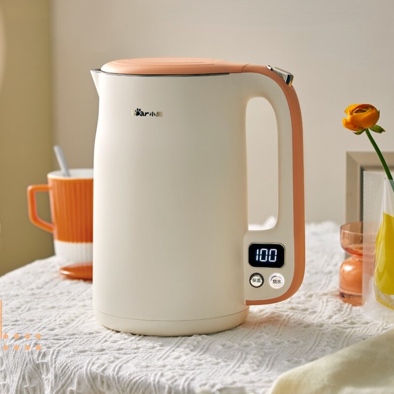 Bear Variable Temperature Electric Kettle 1.7L Tea Coffee Keep Warm Function Boil-Dry Protection Kitchen Appliances ZDH-C17V3