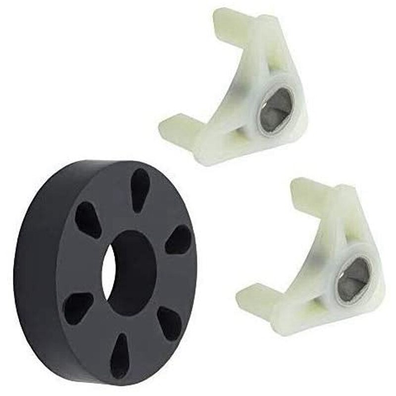 4 Pack 285753A Direct Drive Motor Coupling Kit with Metal Core Replacement Part for Whirlpool & Kenmore Washers