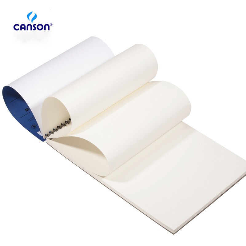 Canson xl skitsebøger 16k 8k tegnepapir akryl akvarel farveblyanter maleri spole bøger