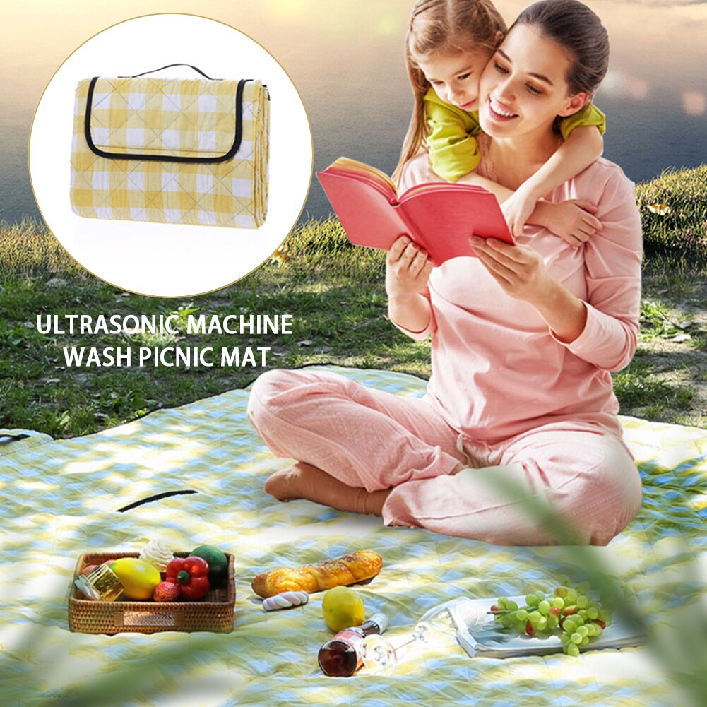 Camping Blanket Ground Washable Sandproof Cozy Soft Outdoor Picnic Waterproof Padding Beach Mat Extra Large Portable Foldable