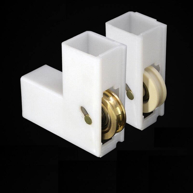 Sliding Door Plastic Steel Screen Window Pulley Aluminum Alloy Brass Wheel Muted Roller Track Hardware