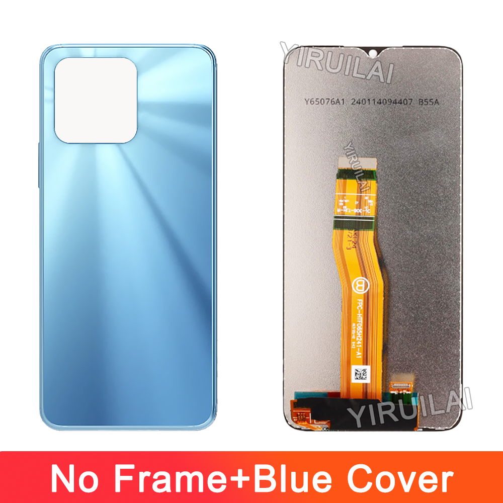 6.5 "pour Huawei Honor X6 LCD affichage numériseur pièces de rechange avec cadre pour Honor X6 VNE-LX1 VNE-LX2 VNE-LX3 LCD: Ivoire