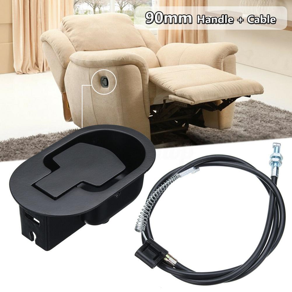 Metal Recliner Handle With Cable Universal Recliner Replacement Parts Sofa Chair Couch Release Lever Pull Handle