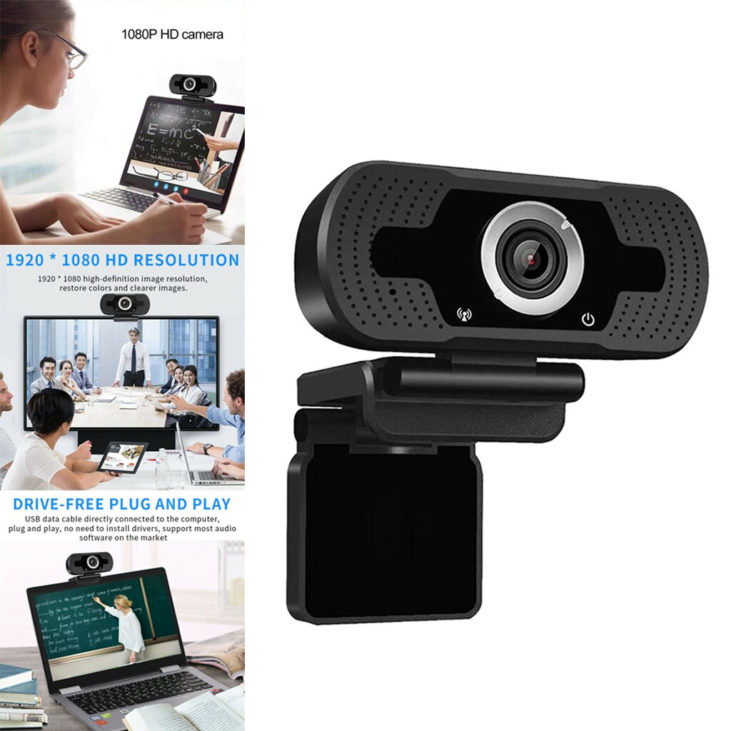 1080P Computer PC HD Webcam Video Camera with Microphone Live Teaching PC Laptop Camera Web Camera