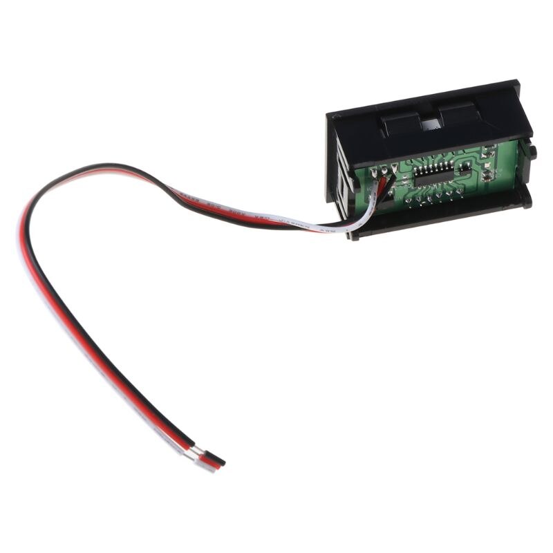 Mini Voltmeter Tester Digitale Voltage Test Batterij Dc 0-40V Rood/Blauw/Groen Auto