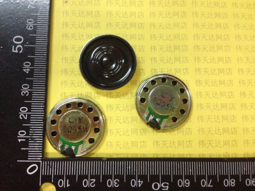 Neue lautsprecher horn 8 ohm 0,5 Watt 8R 0,5 W Durchmesser 2,6 CM 26 MM Dicke 5mm Audio Lautsprecher