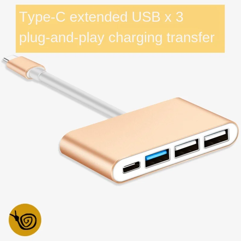 Ubs 3.1 type-c til usb 3.0 usb 2.0 usb-c hub-adapter højhastigheds otg-kabelkonverter til macbook chromebook pixel 2